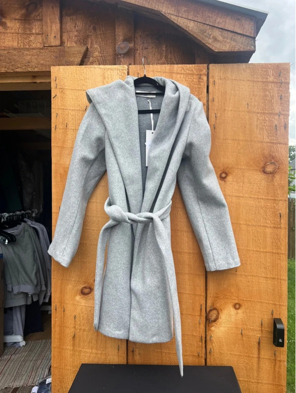 Hooded coat